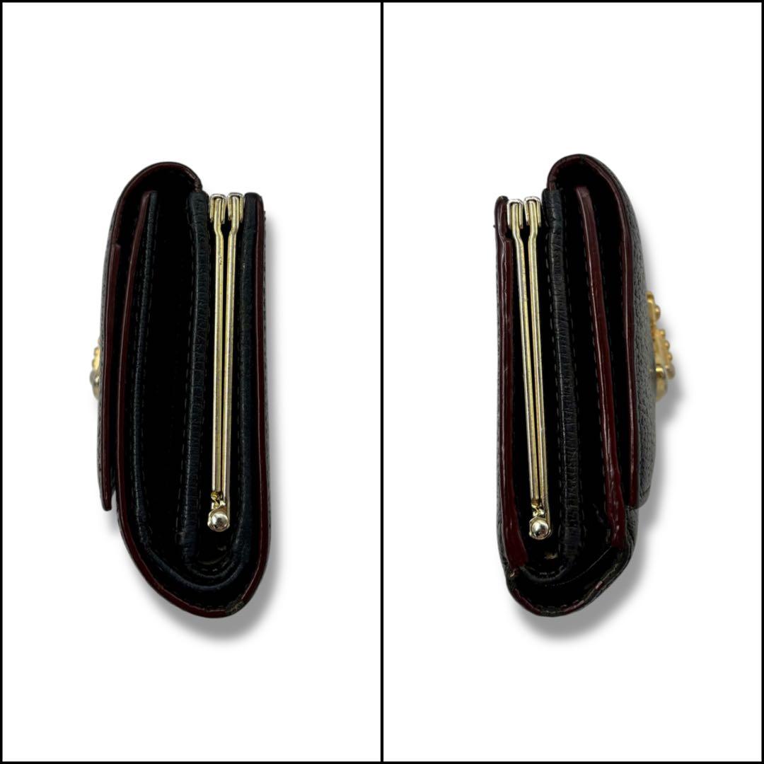 ヴィヴィアンウエストウッド 三つ折り財布 がま口 コンパクトウォレット オーブ