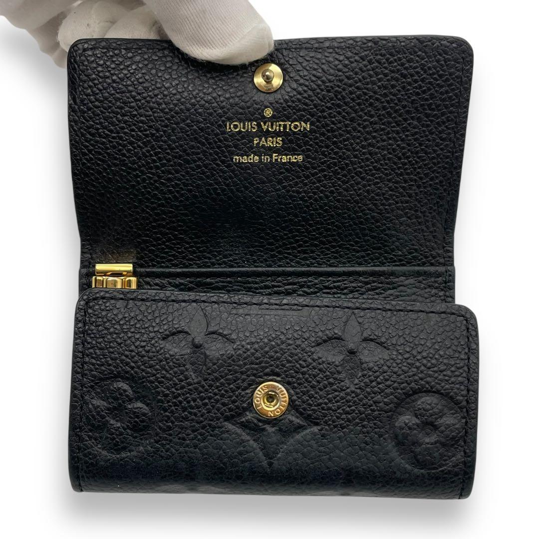 ルイヴィトン 6連 キーケース ミュルティクレ6 モノグラム アンプラント 黒