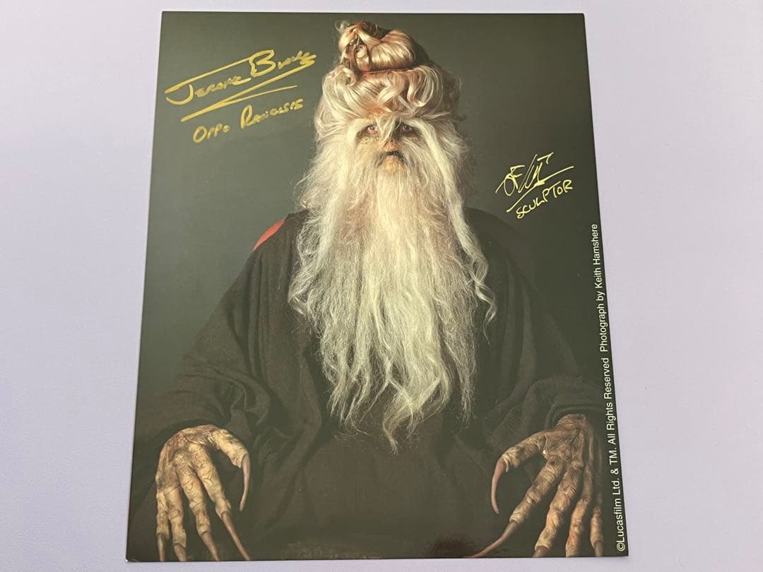 スターウォーズ　直筆サイン　オポー・ランシセス　２名