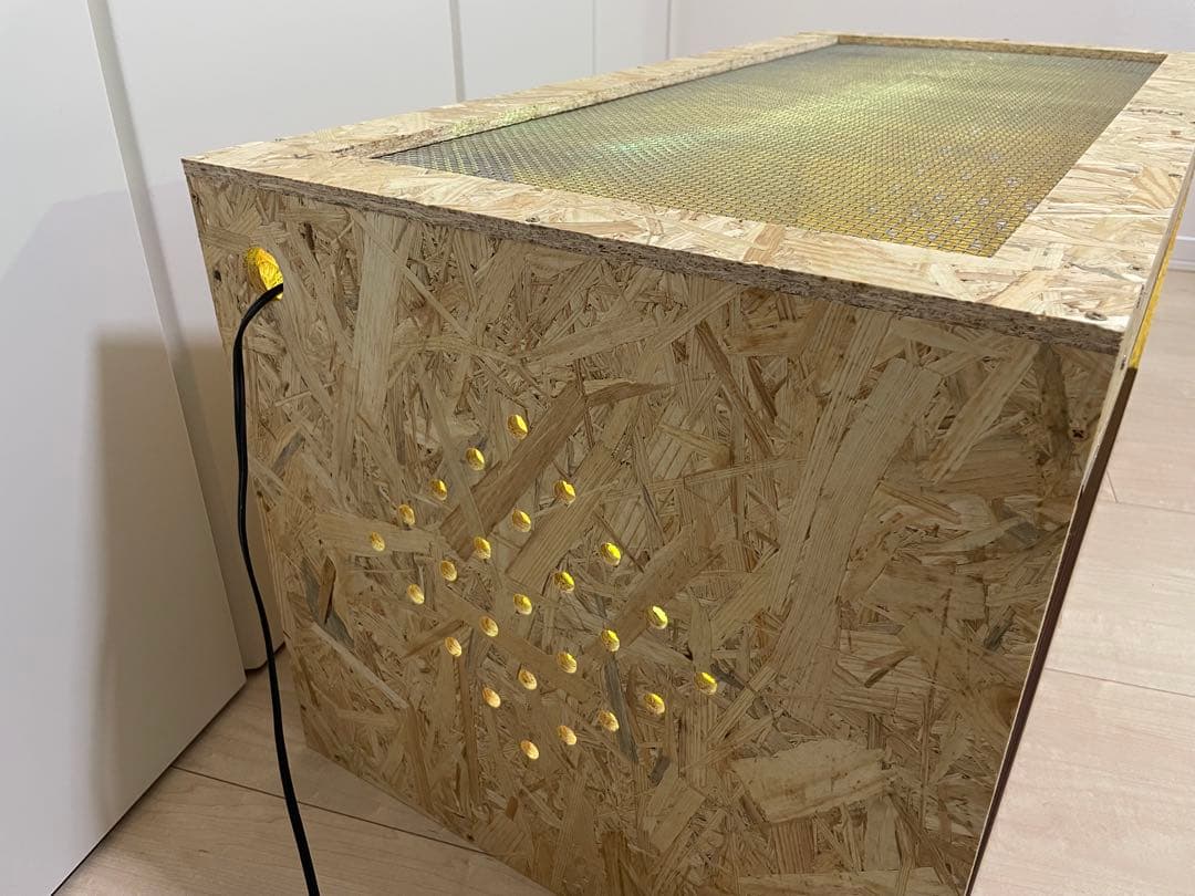 爬虫類ケージ　爬虫類飼育ケージ　90×45×45サイズ　天井金網仕様