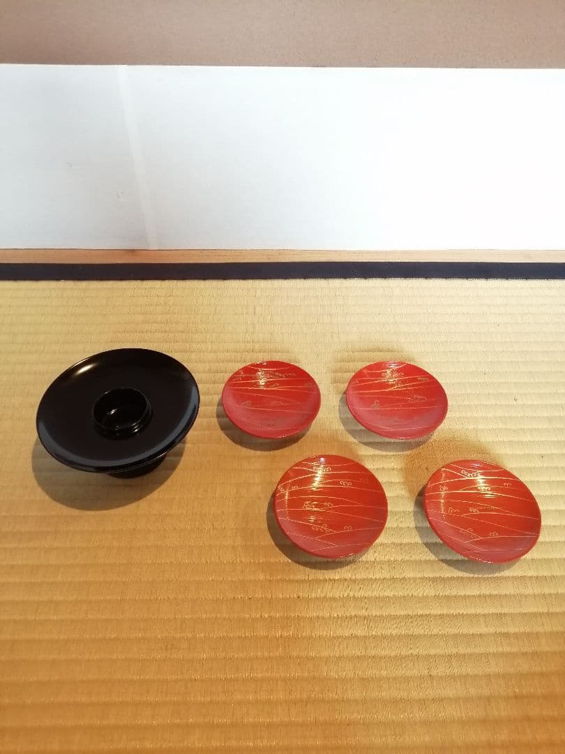 【茶事道具】中村宗悦造　茶懐石道具五客揃　茶懐石　懐石道具381