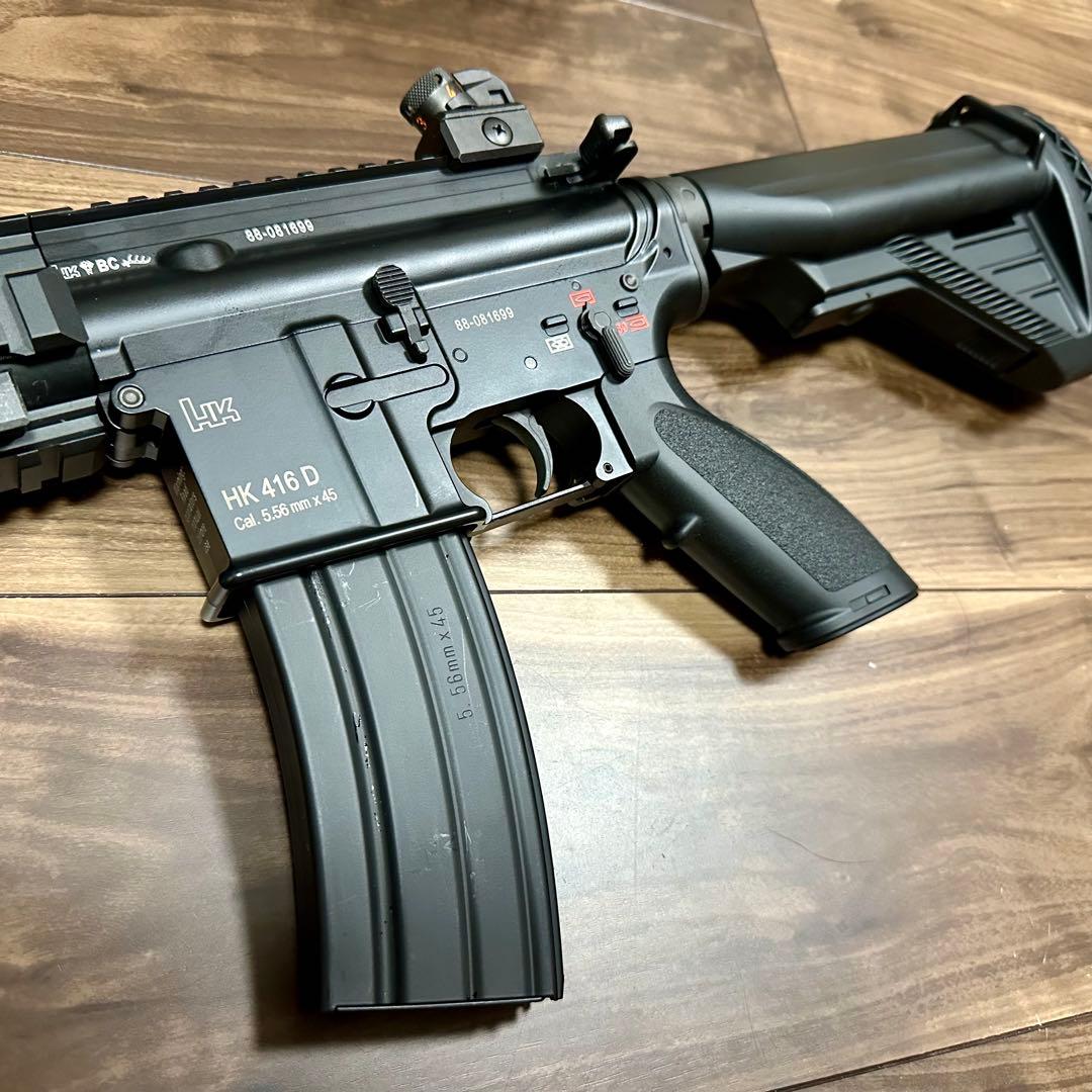 東京マルイ HK416D 前出し配線 リポ化カスタム 美品