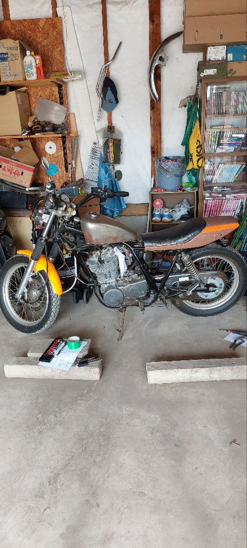 SR400用　スポーツスタータンク　ロートンネル　lani65さん専用