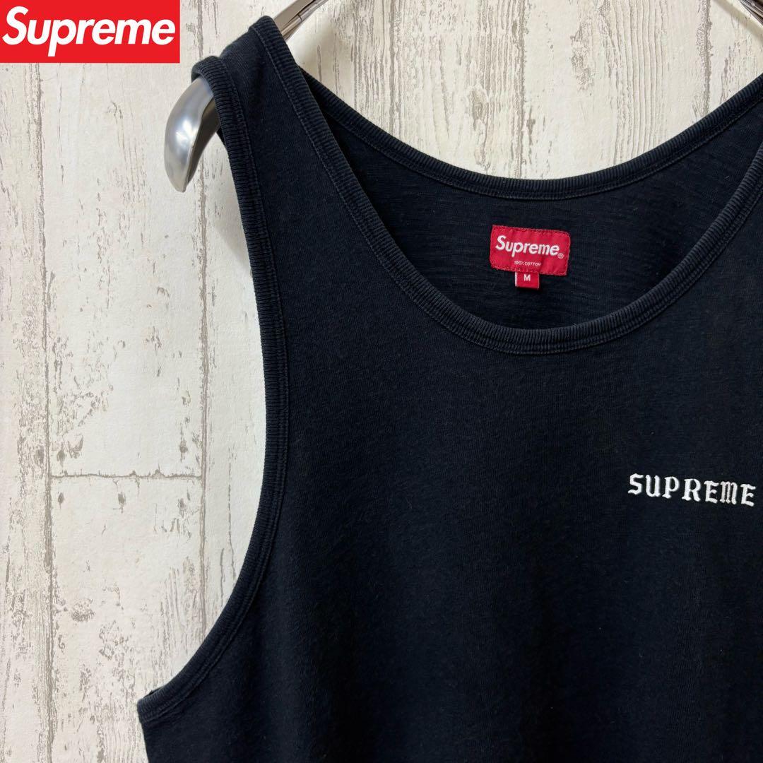 【激レア】SUPREME シュプリーム　タンクトップ　完売モデル　黒