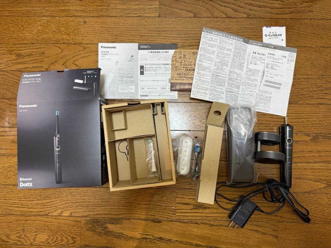 長期保証 パナソニックEW-DT51 Bluetooth 電動歯ブラシドルツ