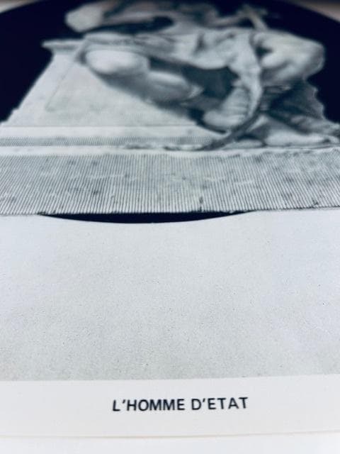 額装済/Homme d etat/ル ヤウアンク/ポスター