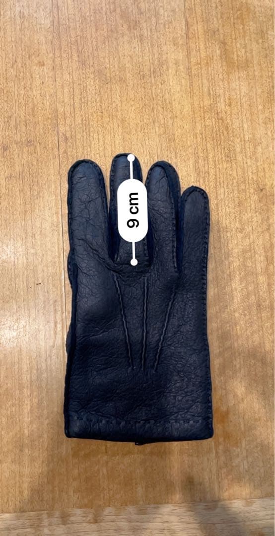 イタリア製　ペッカリー　グローブ　手袋　カシミア