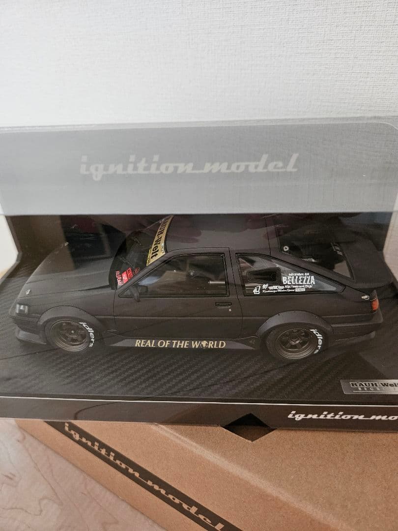 ミニカー ignitionmodel RWB AE86 Matte Black 1/18