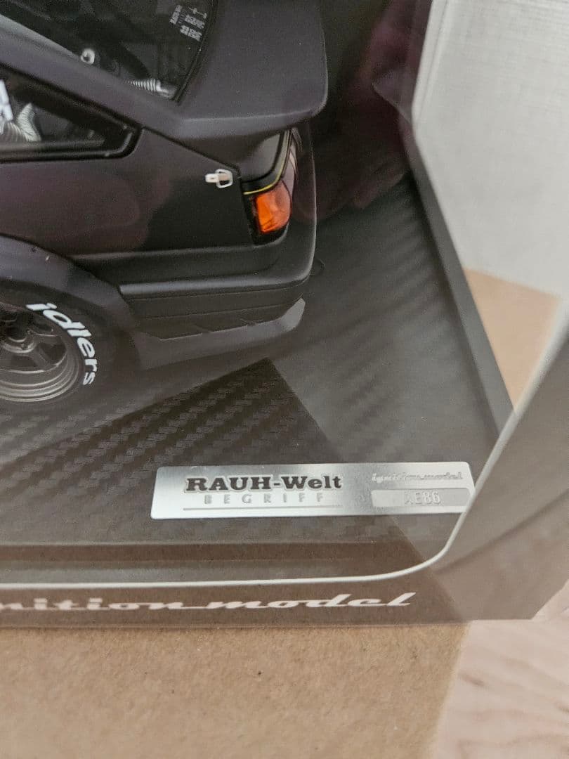 ミニカー ignitionmodel RWB AE86 Matte Black 1/18