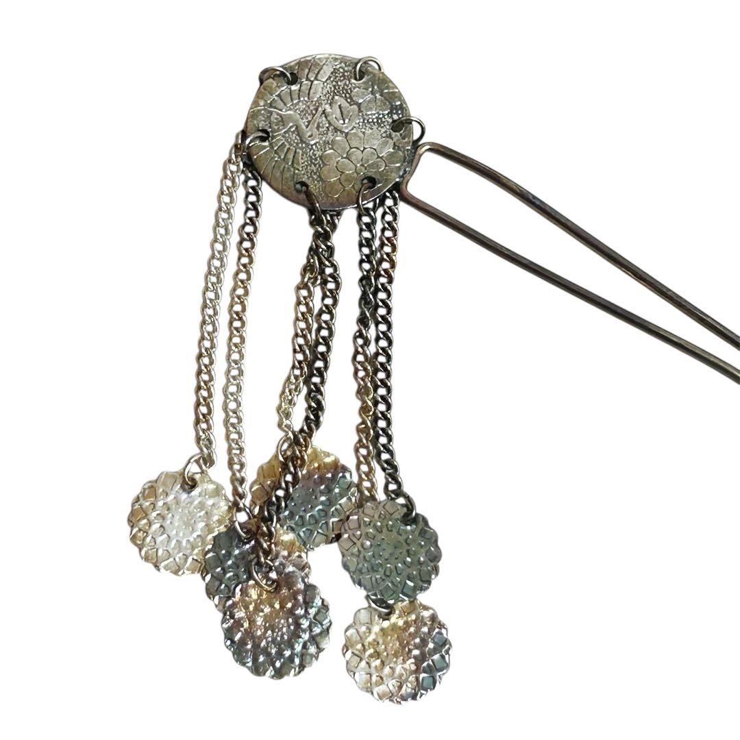 着物　七五三　7歳　女の子　13点　フルセット　赤　御所車　花文　吉祥文様