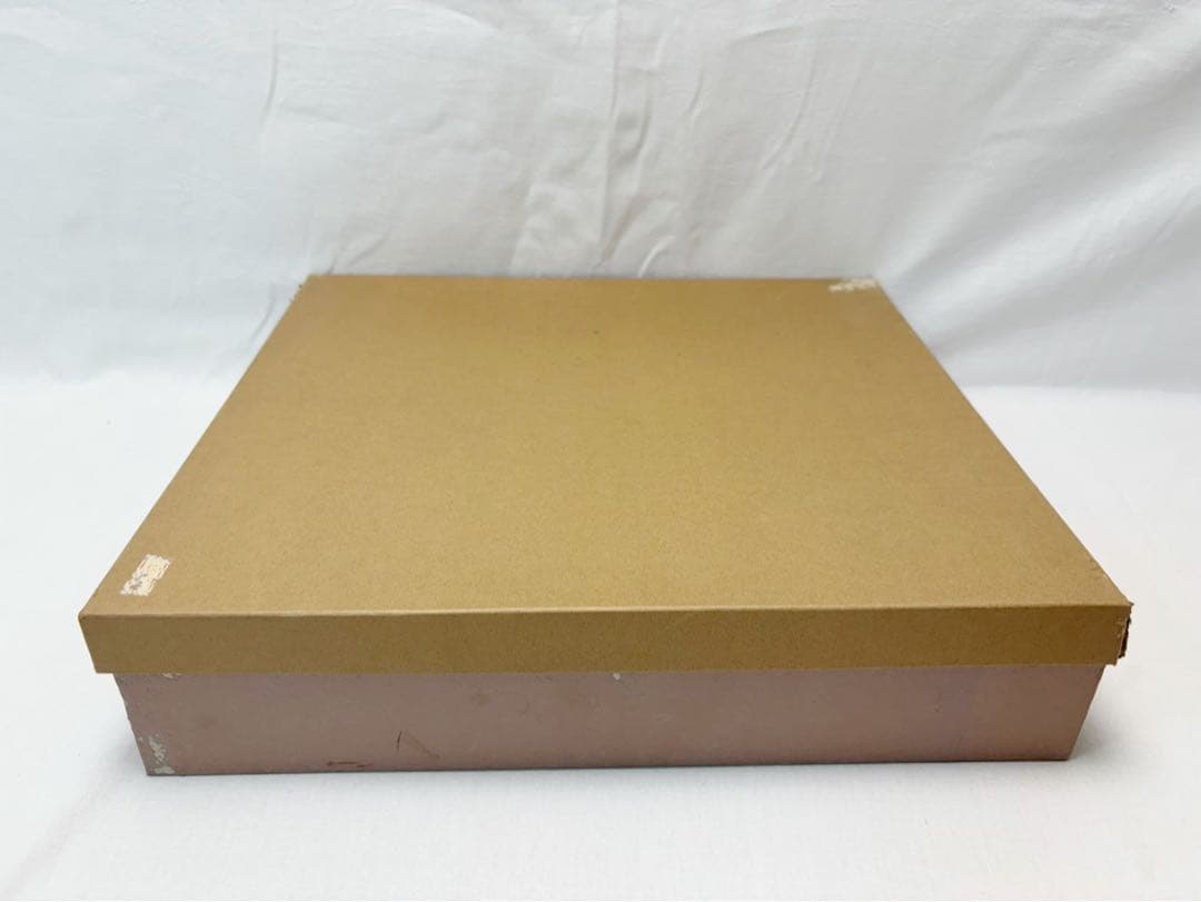 ほぼ未使用 懐石道具 木製 半月膳 線筋 縁朱 5客揃 会席膳 宴会盆 元箱