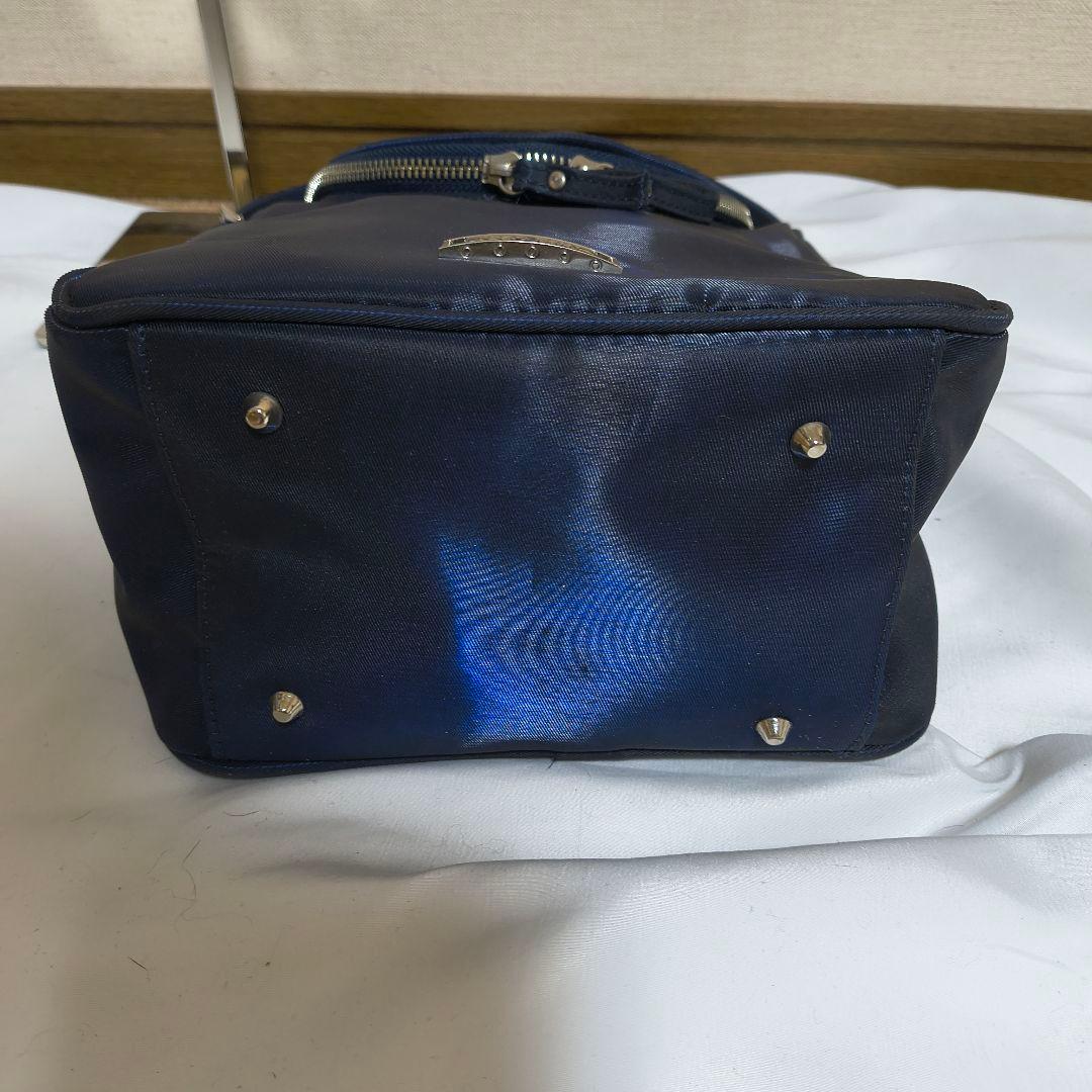 Jean Paul Gaultier ネイビー ハンドバッグ 玉虫色