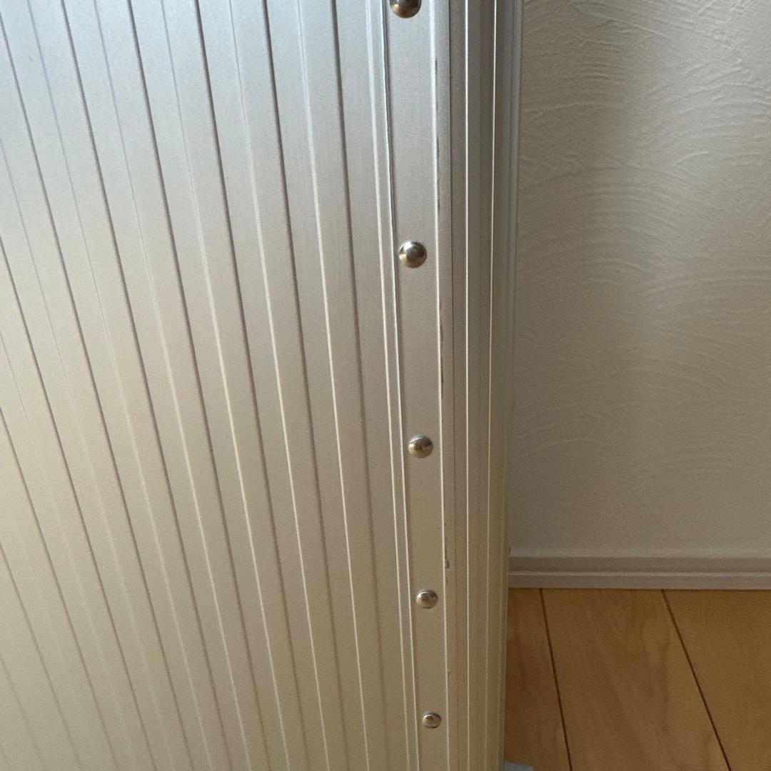 aucentic シルバー アルミニウム キャリーケース