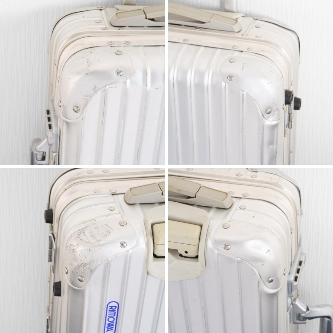 リモワ トパーズ 32L 機内持ち込み 2輪 TSAロック アルミ シルバー