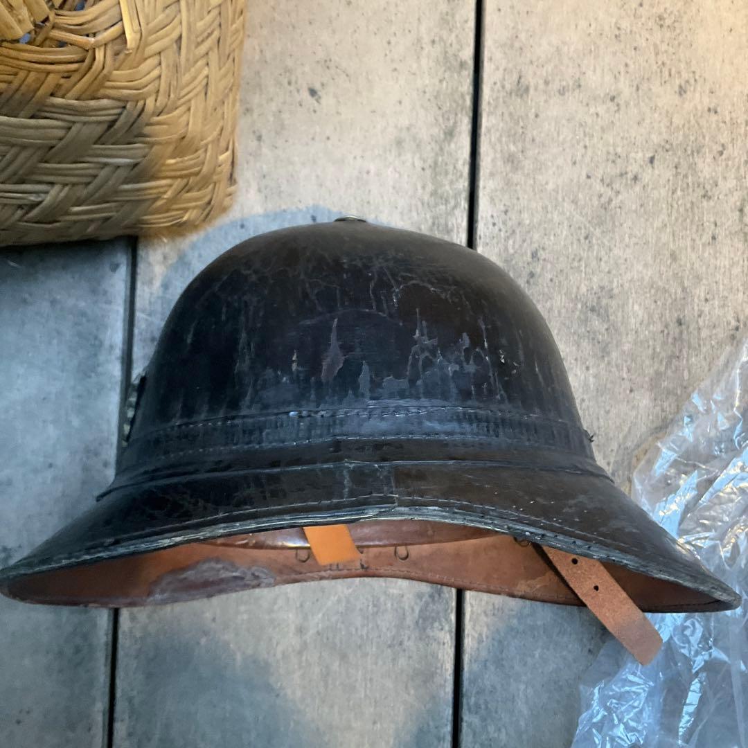 戦前消防士ヘルメット