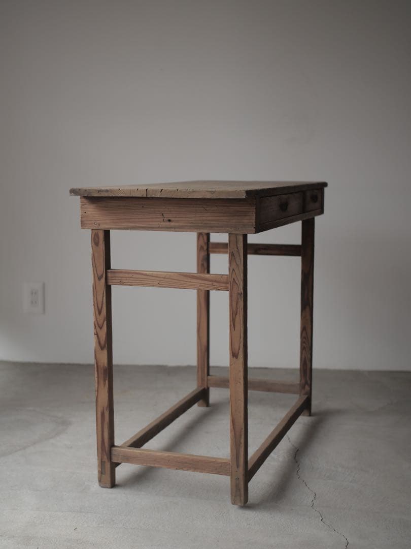 机　展示台　作業台　テーブル　台　古家具　古道具　アンティーク　昭和レトロ