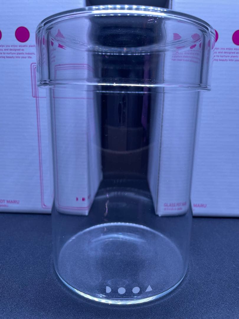 DOOA ガラスポット MARU95 通気穴無し 【廃盤】　3個セット