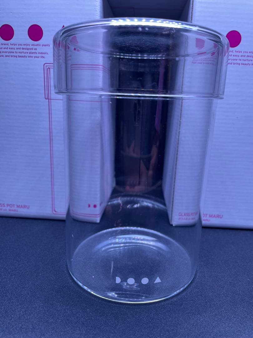 DOOA ガラスポット MARU95 通気穴無し 【廃盤】　3個セット