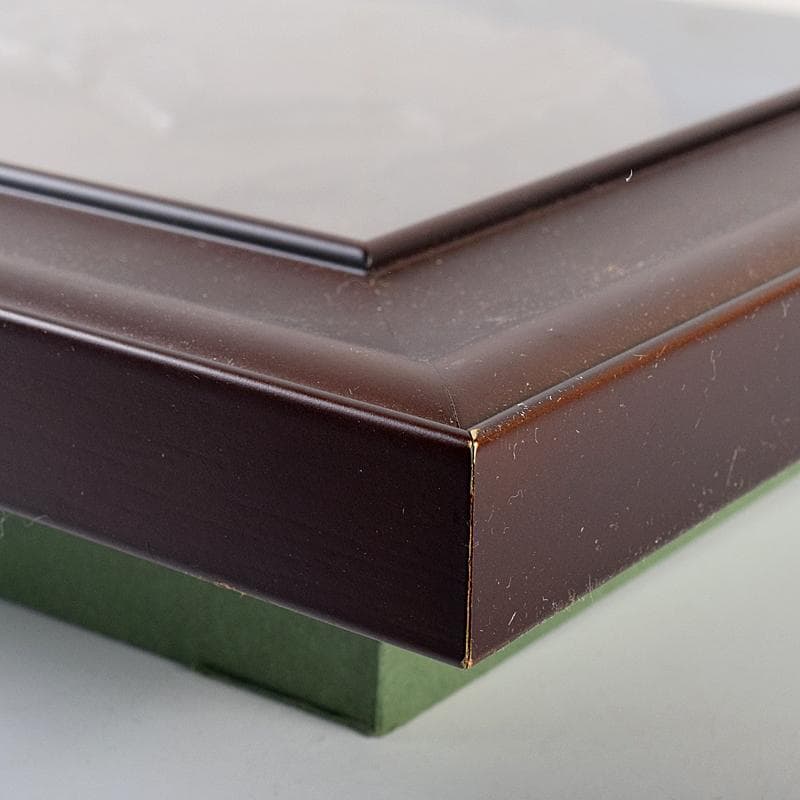 彫刻家　佐藤忠良作　銅板レリーフ　「実り」　額装　M　R8631B