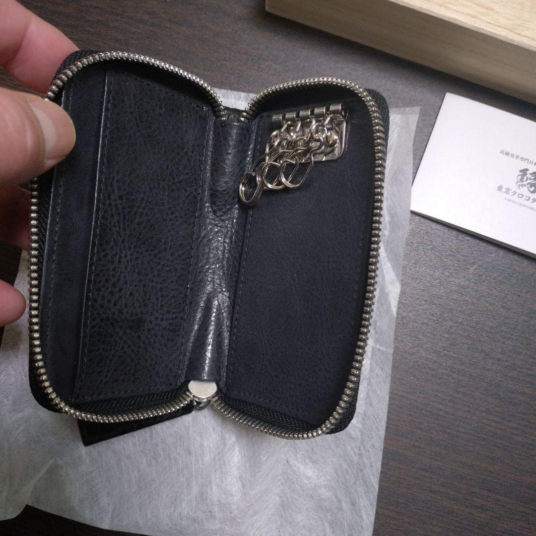 は*ん様 東京クロコダイル　ナイルクロコダイル　マット　スマートキーケース