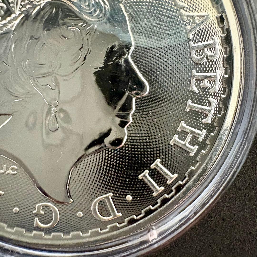 2021年 イギリス ブリタニア銀貨 1オンス