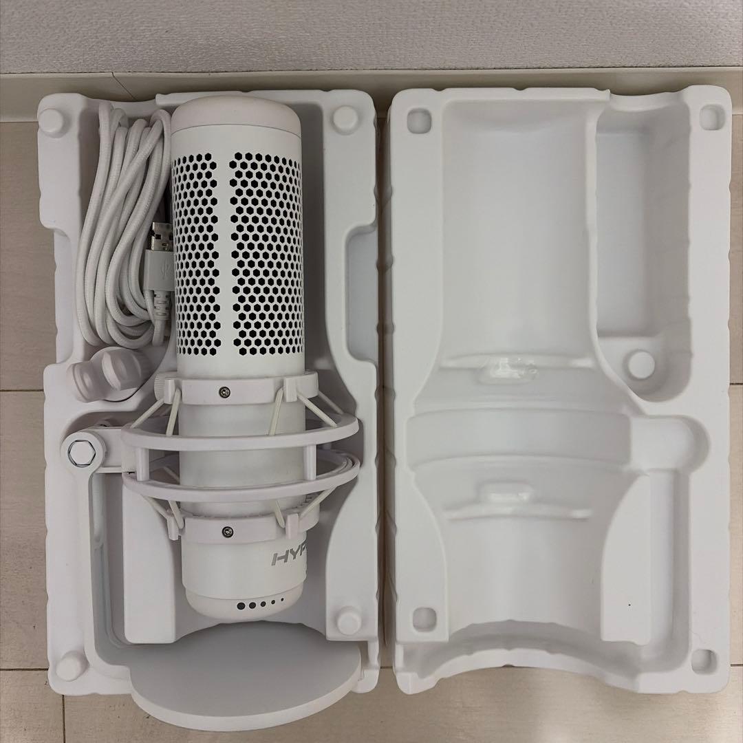 HyperX QuadCast S ホワイト USBコンデンサーマイク