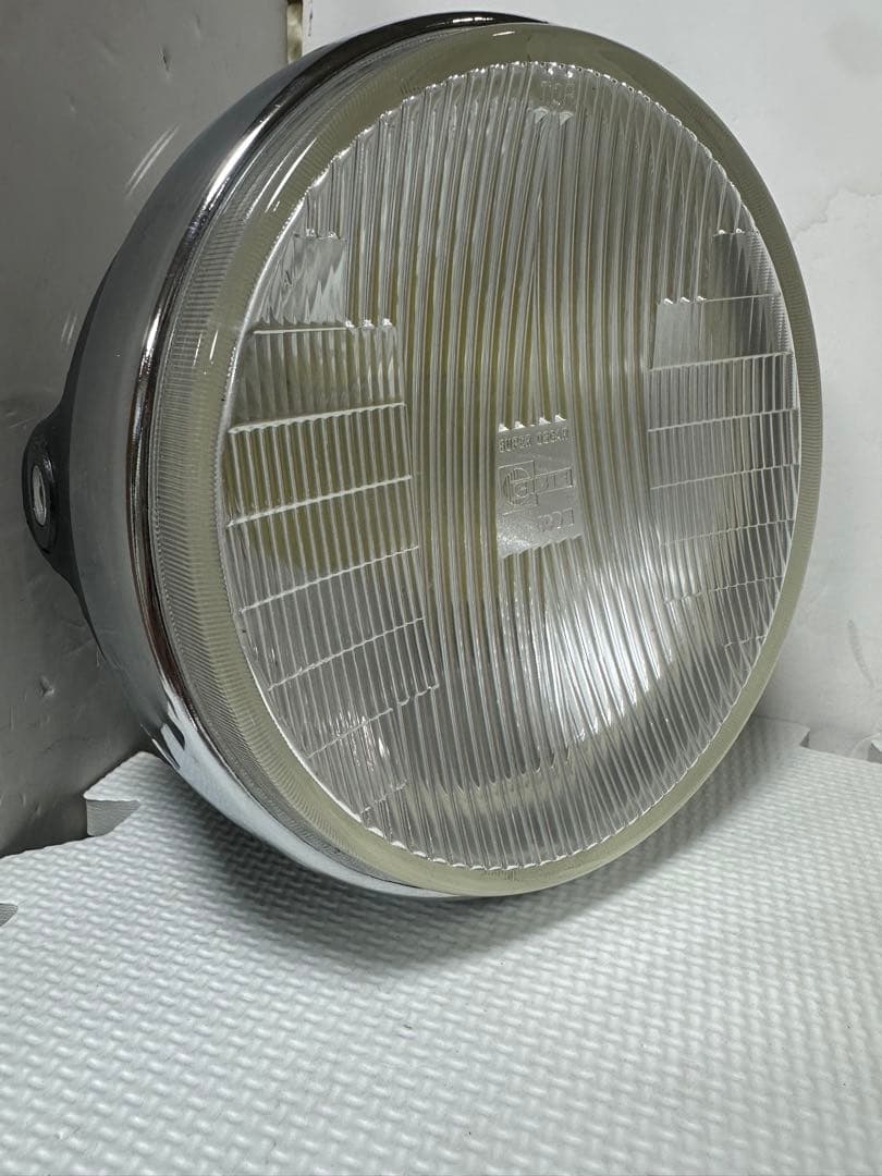 新品/希少当時物シビエスーパーオスカー180πシビエ凹みレンズ付きヘッドライト