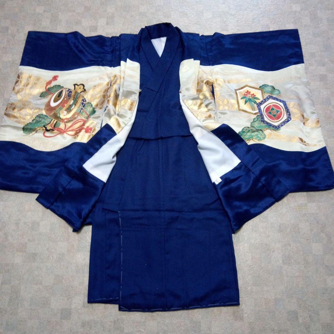 美品【七五三5歳用】羽織、着物と新品袴セット