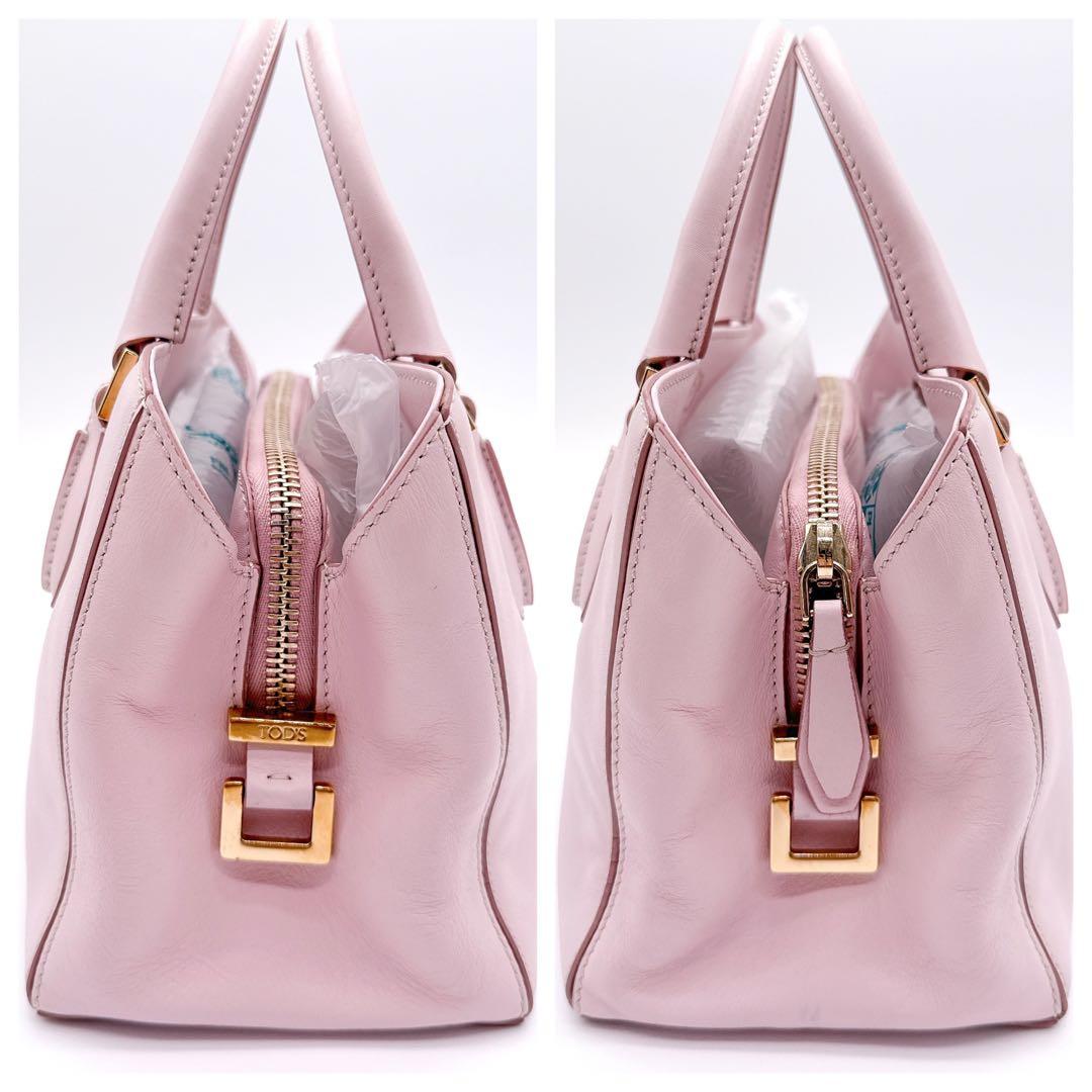 トッズ Dキューブ ミニ ボストン 2WAY ショルダーバッグ ハンド トート