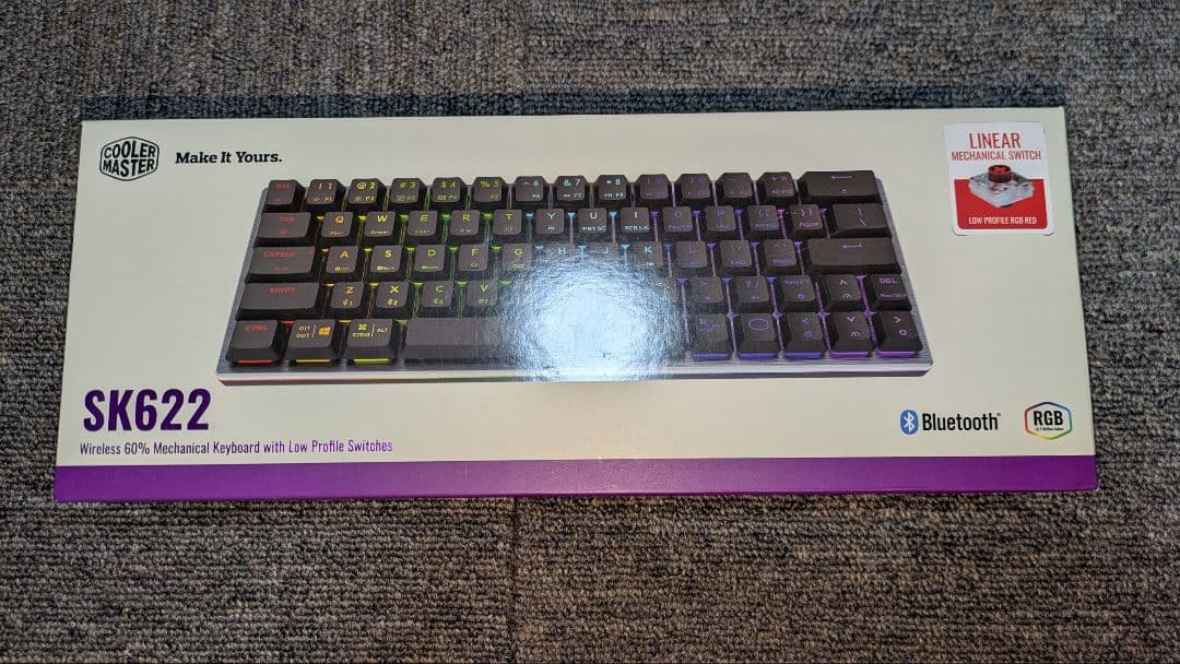 Cooler Master SK622 ワイヤレスキーボード