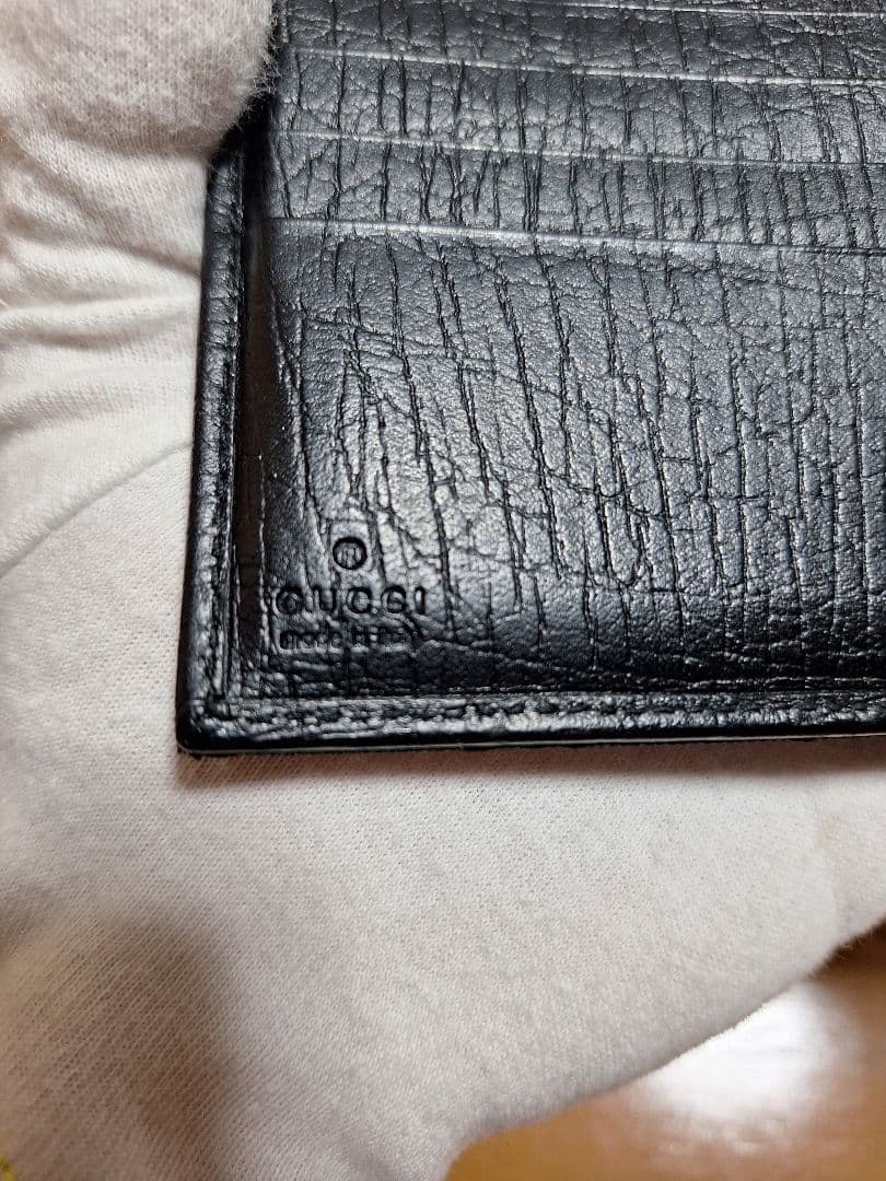 ✨未使用展示品✨　GUCCI ミニ財布　ホースビット　ジャガード　シマ　GG