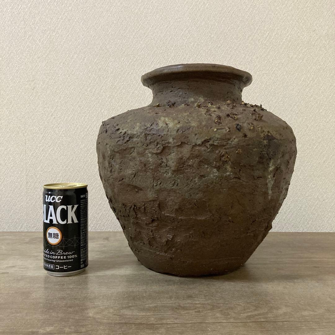 古種壺　古壺　甕〈検 古信楽　常滑　備前　花瓶　立花　丹波　茶道具