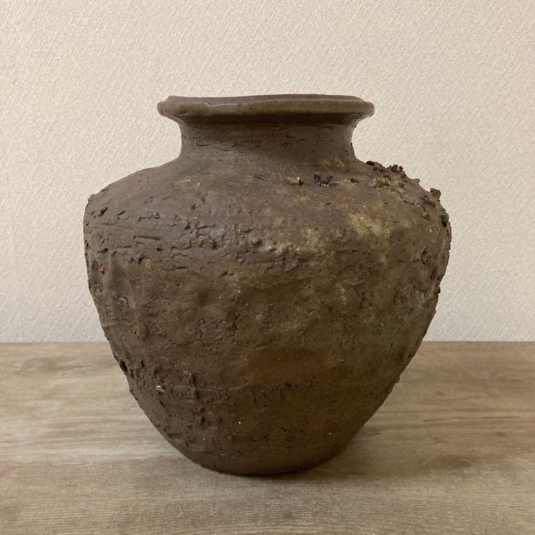 古種壺　古壺　甕〈検 古信楽　常滑　備前　花瓶　立花　丹波　茶道具