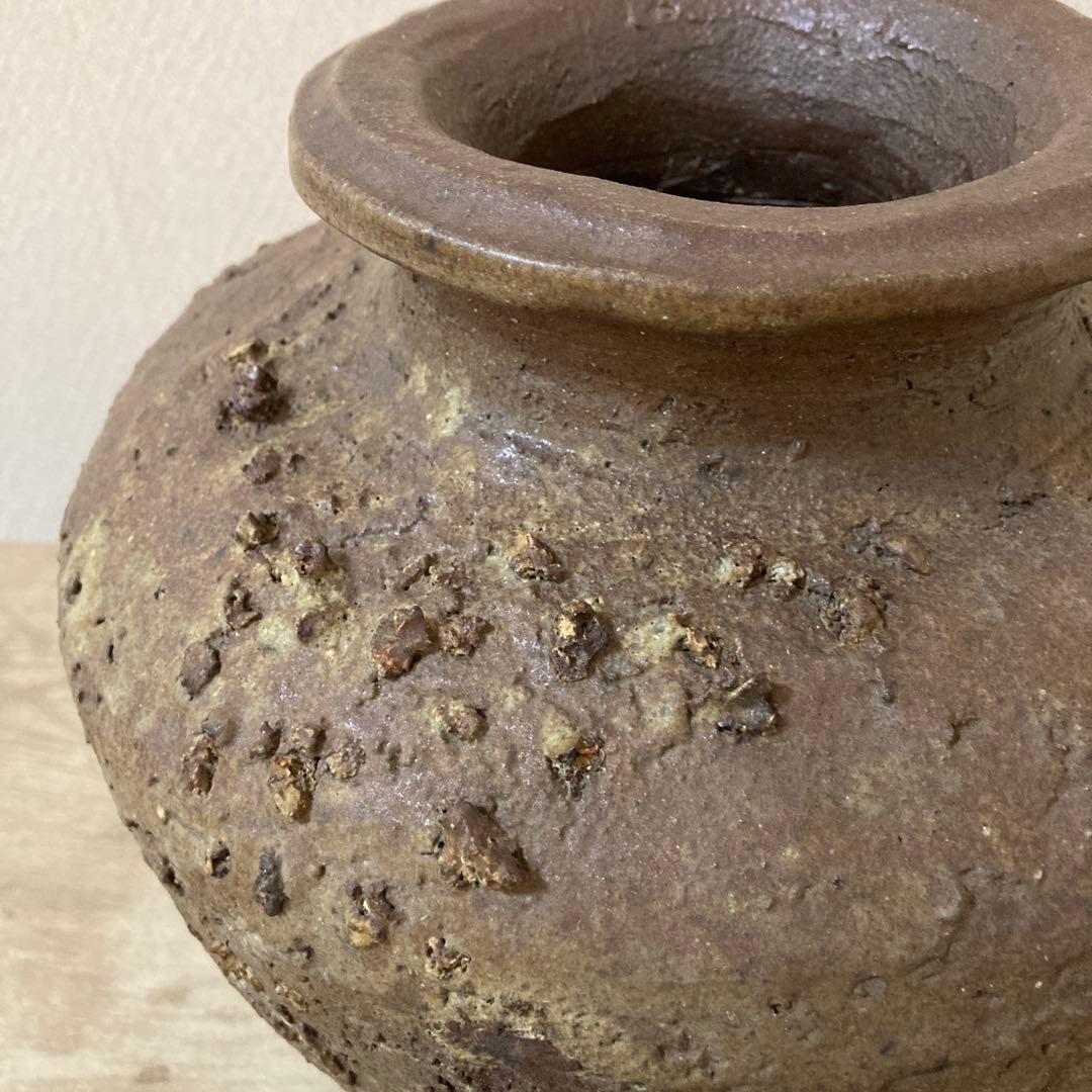 古種壺　古壺　甕〈検 古信楽　常滑　備前　花瓶　立花　丹波　茶道具