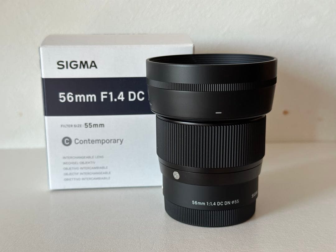 SIGMA 単焦点レンズ　56mm f1.4 ソニーEマウント用　aps-c