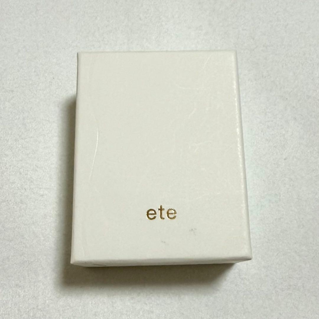 ete エテ K18 e_Grain グレイン フープ ピアス ゴールド