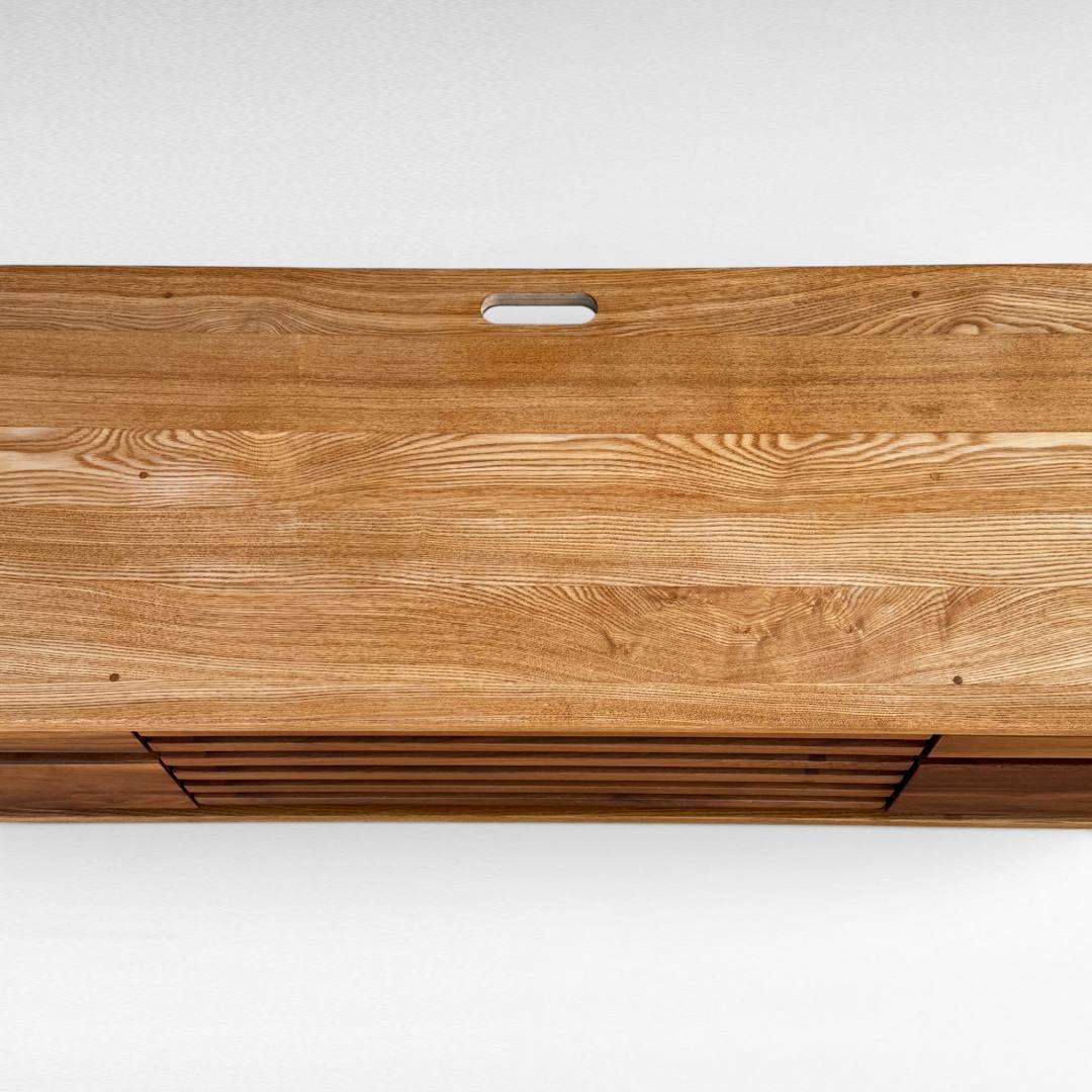 アクタス レリーフ テレビボード 180 タモ無垢