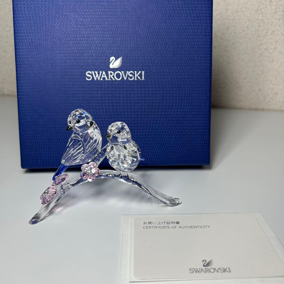 スワロフスキー Swarovski 『アオガラ』 5004727