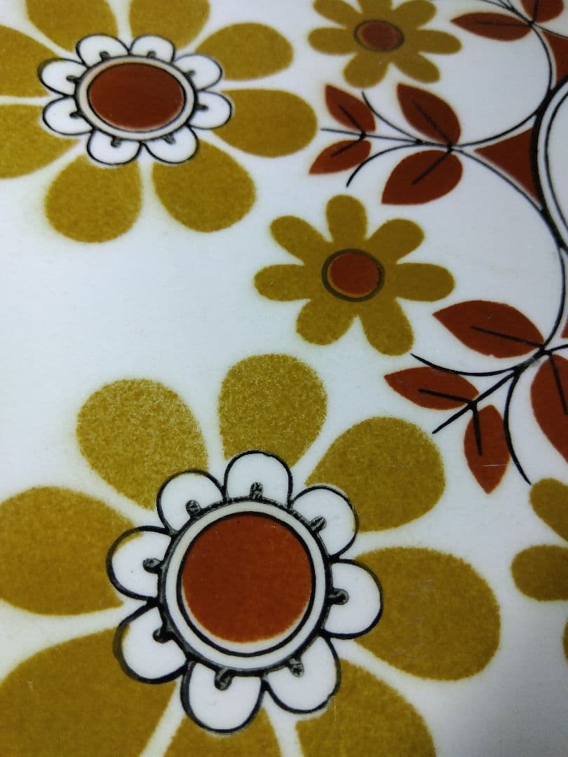 昭和レトロ　ミカサセラ ストーン　日本製　大皿　当時物　約31.5㎝×2.7㎝