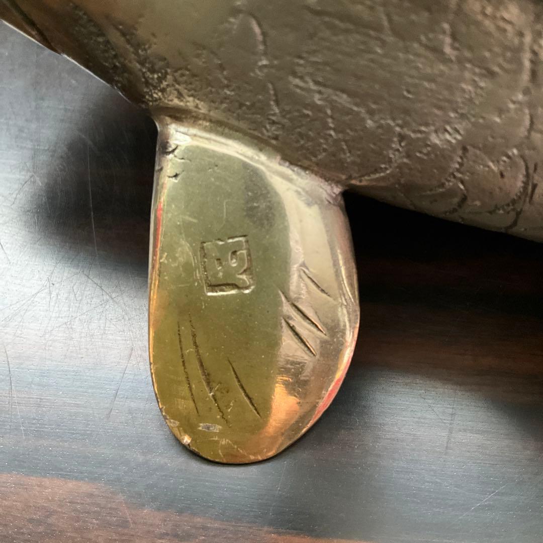 双鯉 双鯉 夫婦鯉 縁起物 金属製鯉の彫刻セット 置物 美術品 金属製鯉の装飾品