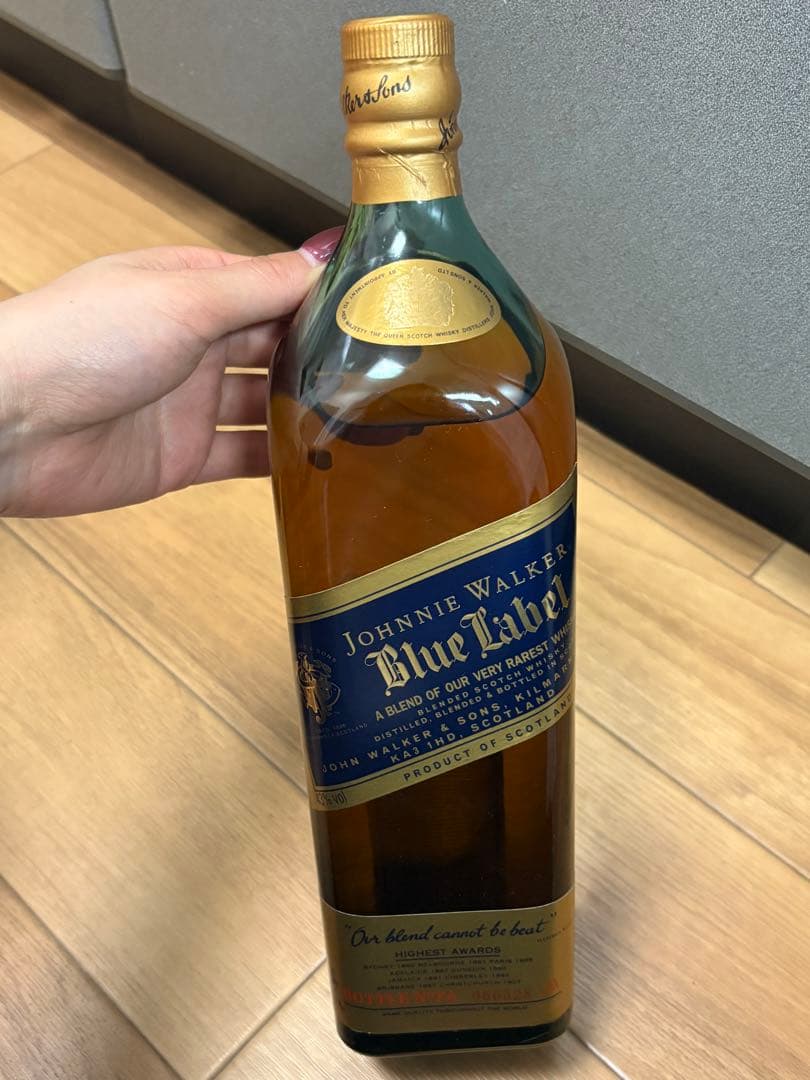 未開栓⭐️ JOHNNIE WALKER 2本セット　1リットル　ブルー　ブラック