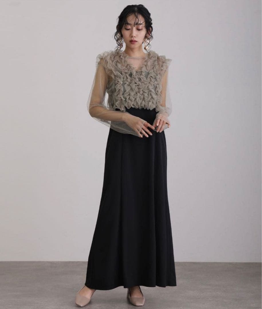 atlo オケージョンドレス Mサイズ 同窓会 3点セット セレモニー 結婚式