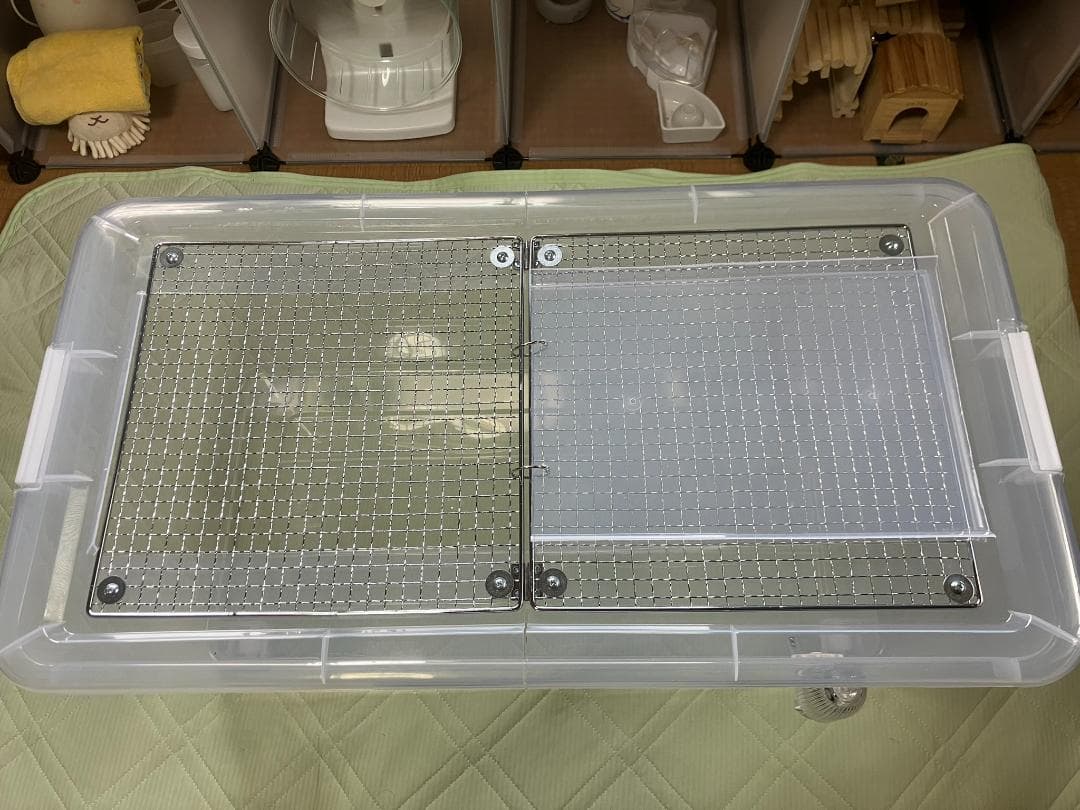 ②【超お得3個セット】広い大きい快適なハムスターケージ ゲージ【DIY】給水器付