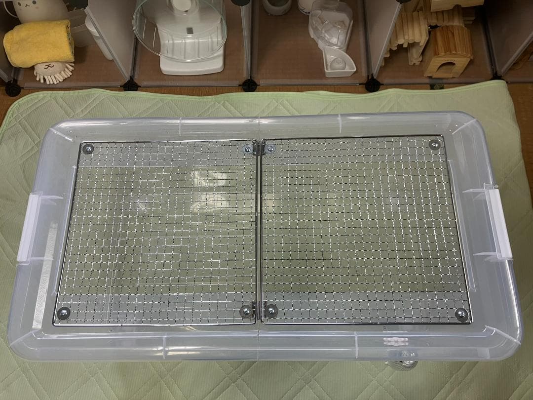 ②【超お得3個セット】広い大きい快適なハムスターケージ ゲージ【DIY】給水器付