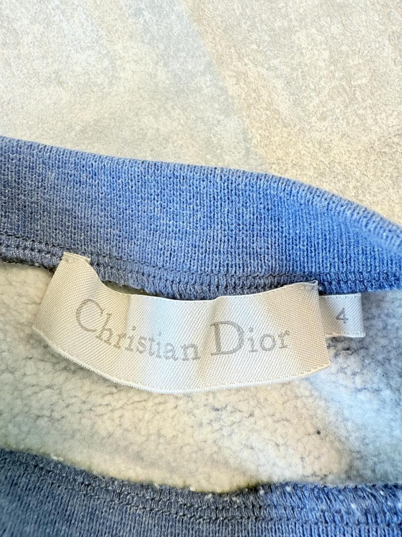 Christian Diorディオール　キッズ トレーナー 4歳 オブリーク柄