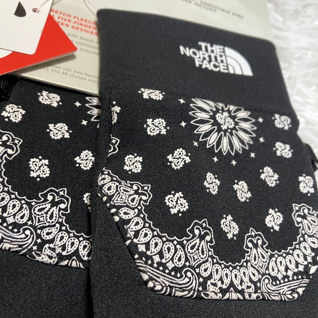 未使用　SUPREME×ザノースフェイス バンダナグローブ　キムタク着