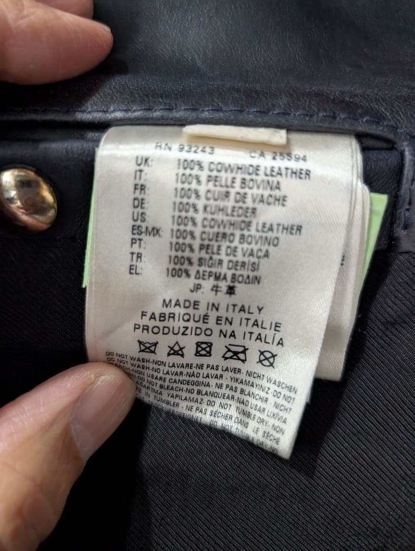 ディーゼル ブラックゴールド ライダース キルティング ＸＬ イタリア製