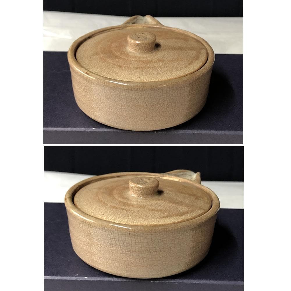 w083 田原陶兵衛 萩焼 宝瓶 合わせ箱 急須 煎茶道具 茶道具