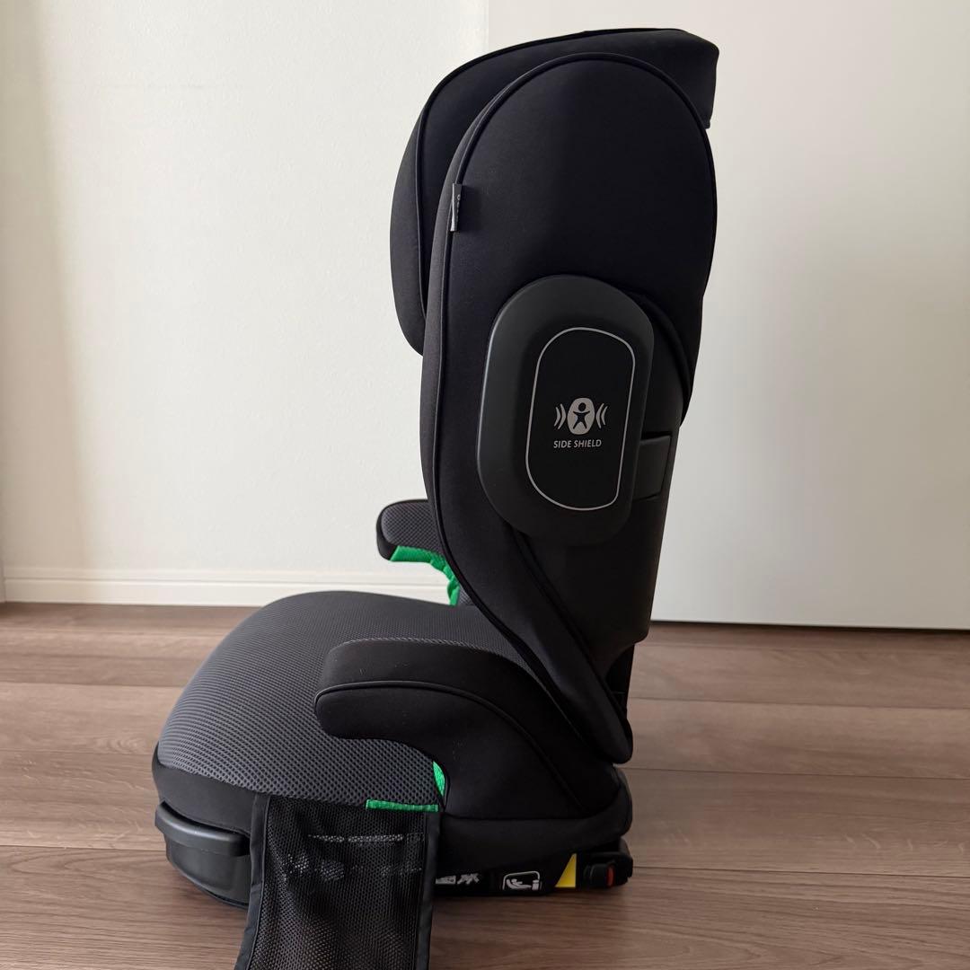 美品　アップリカ ライドクルー ISOFIX ジュニアシート　チャイルドシート1