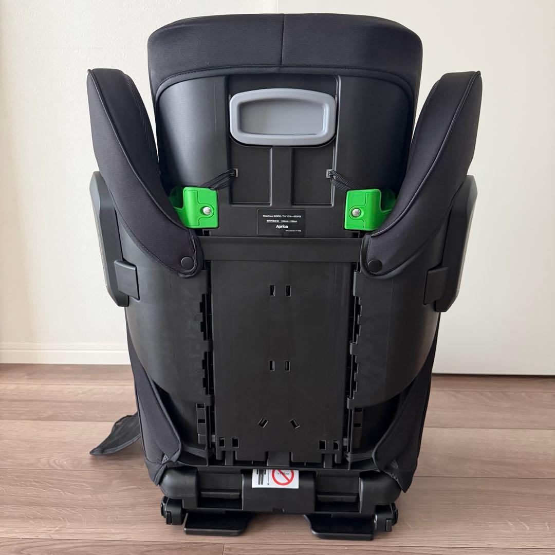 美品　アップリカ ライドクルー ISOFIX ジュニアシート　チャイルドシート1